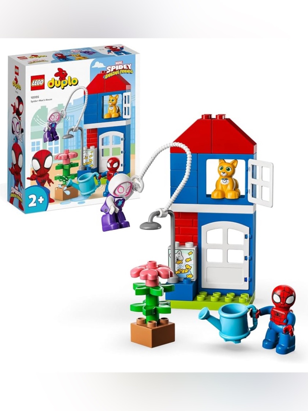 LEGO DUPLO Marvel Spider-Man's House Building Toy Spidey Amazing Friends Playset